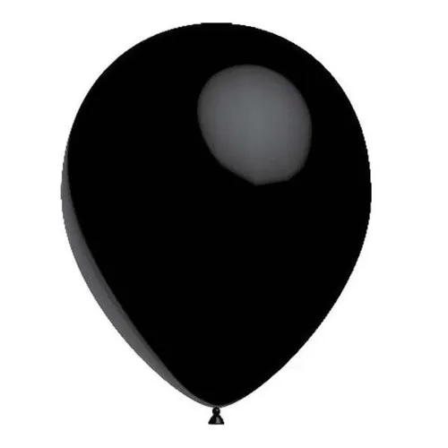 100 ballons noir pour fêtes anniversaire mariage baptême st valentin noël 40cm
