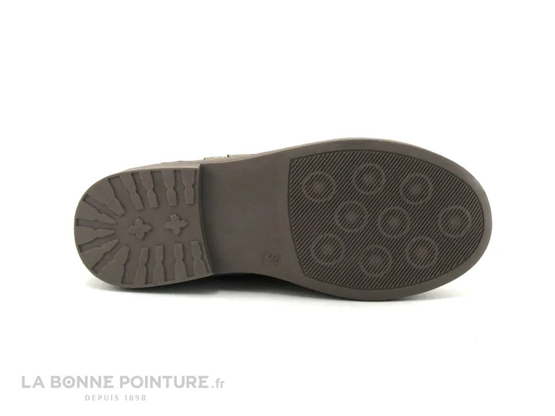 Achat chaussures 3 Pommes Enfant Botte et Bottillon, vente 3 Pommes AMINATA Marron-beige Rose - Boots fille