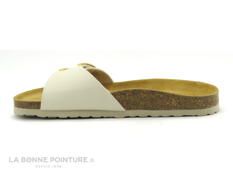 Achat chaussures Bio Life Femme Mule, vente BioLife 2254 814101 Beige - Mule Femme avec bijou Or