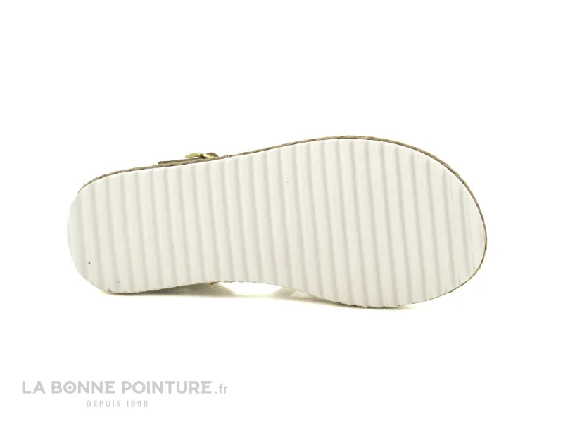 Achat chaussures Lilybellule Enfant Nu-pieds, vente Lilybellule FIBY - Blanc - Argent - Nu-pieds fille avec bride salome