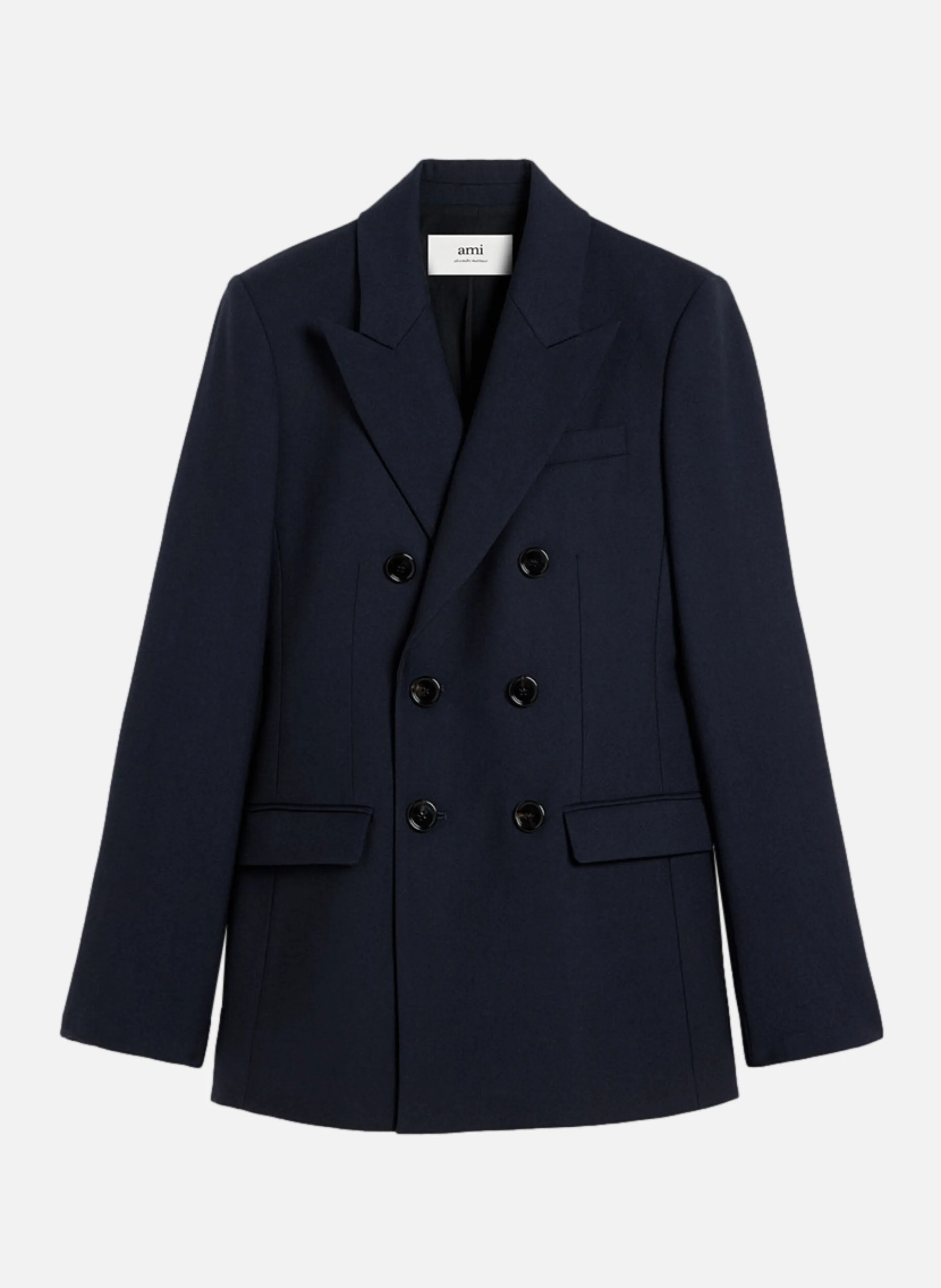 AMI PARIS  Veste croisée - Bleu