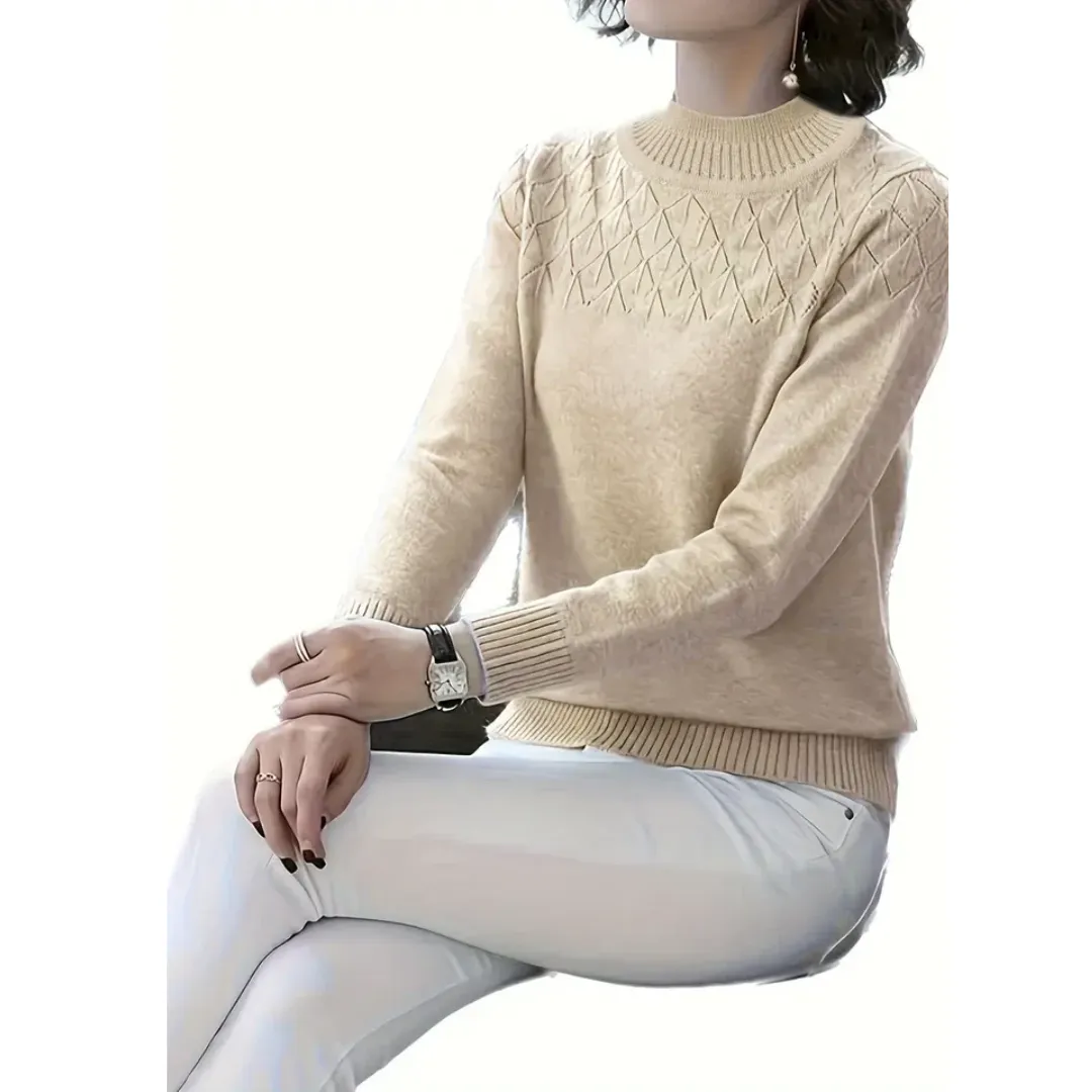 Andleeban | Pulls En Tricot Col Rond Pour Femmes | Hiver