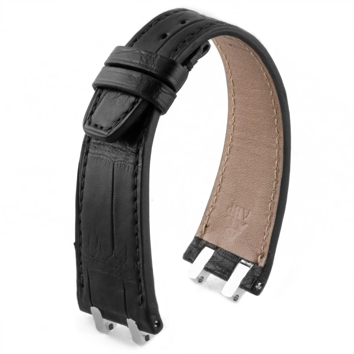 Audemars Piguet Royal Oak classic / Offshore / vintage - Leather watch band - Alligator (black / brown / grey / blue)