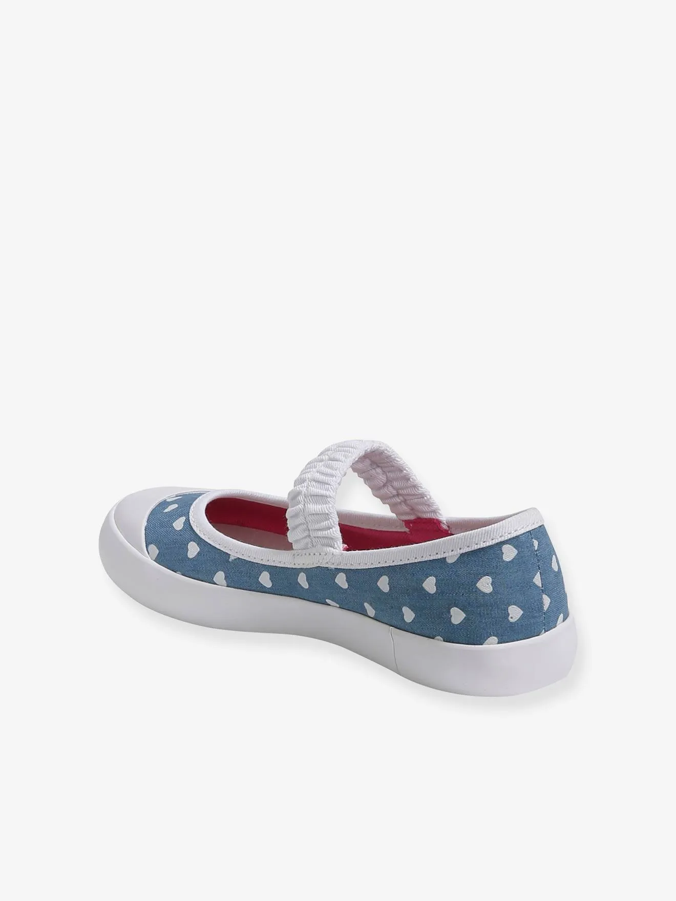 Ballerines en toile fille light gold - Vertbaudet