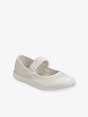 Ballerines en toile fille light gold - Vertbaudet