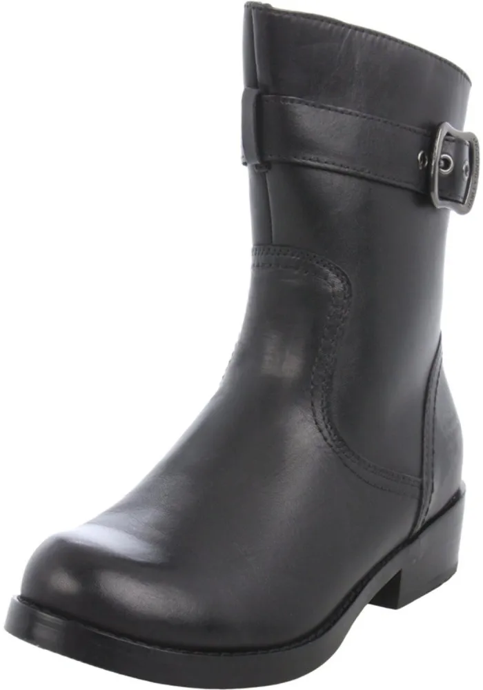 Botte Harley Davidson Valeria en cuir noir D85274 Femmes