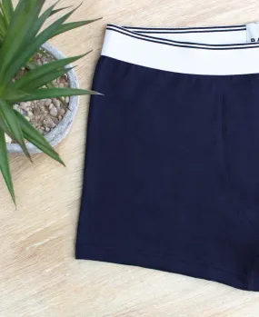 Boxer Coeur et prénom brodé personnalisé