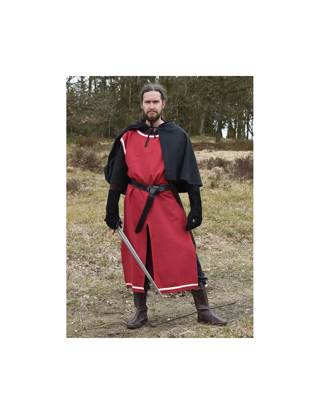 Ceinture médiévale simple de 150 cm, différentes couleurs ⚔️ Boutique Épées