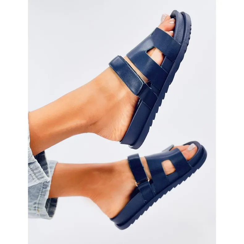 Chaussons Femme Bleu Fauve