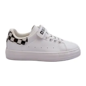Chaussures de sport pour enfants Big Star NN374058 HI-POLY System blanc blanche