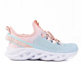 Chaussures de sport pour enfants Vico, matière bicolore bleu rose