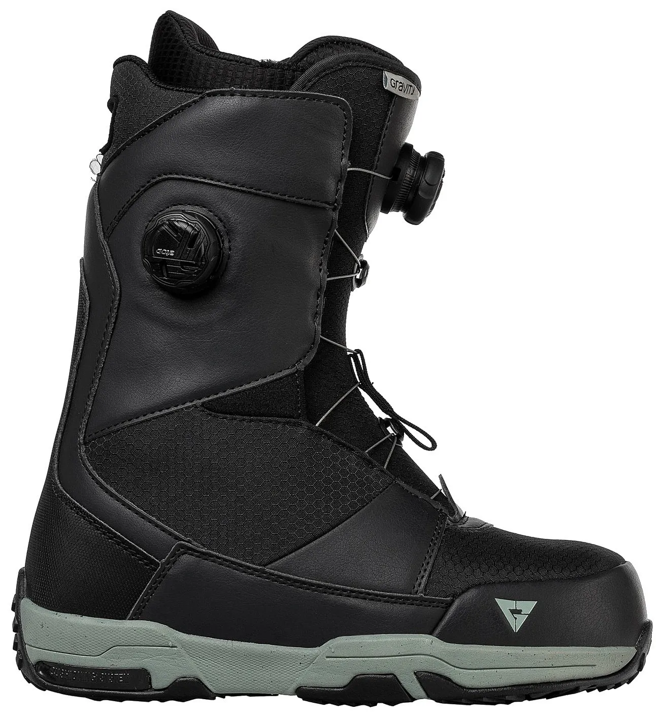 chaussures Gravity Manual Dual Atop Boa - Black/Sage - men´s