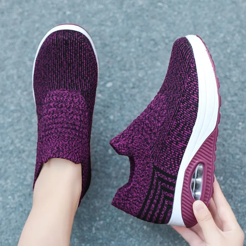 Chaussures orthopédiques de Sport respirantes à semelle caoutchouc pour femmes