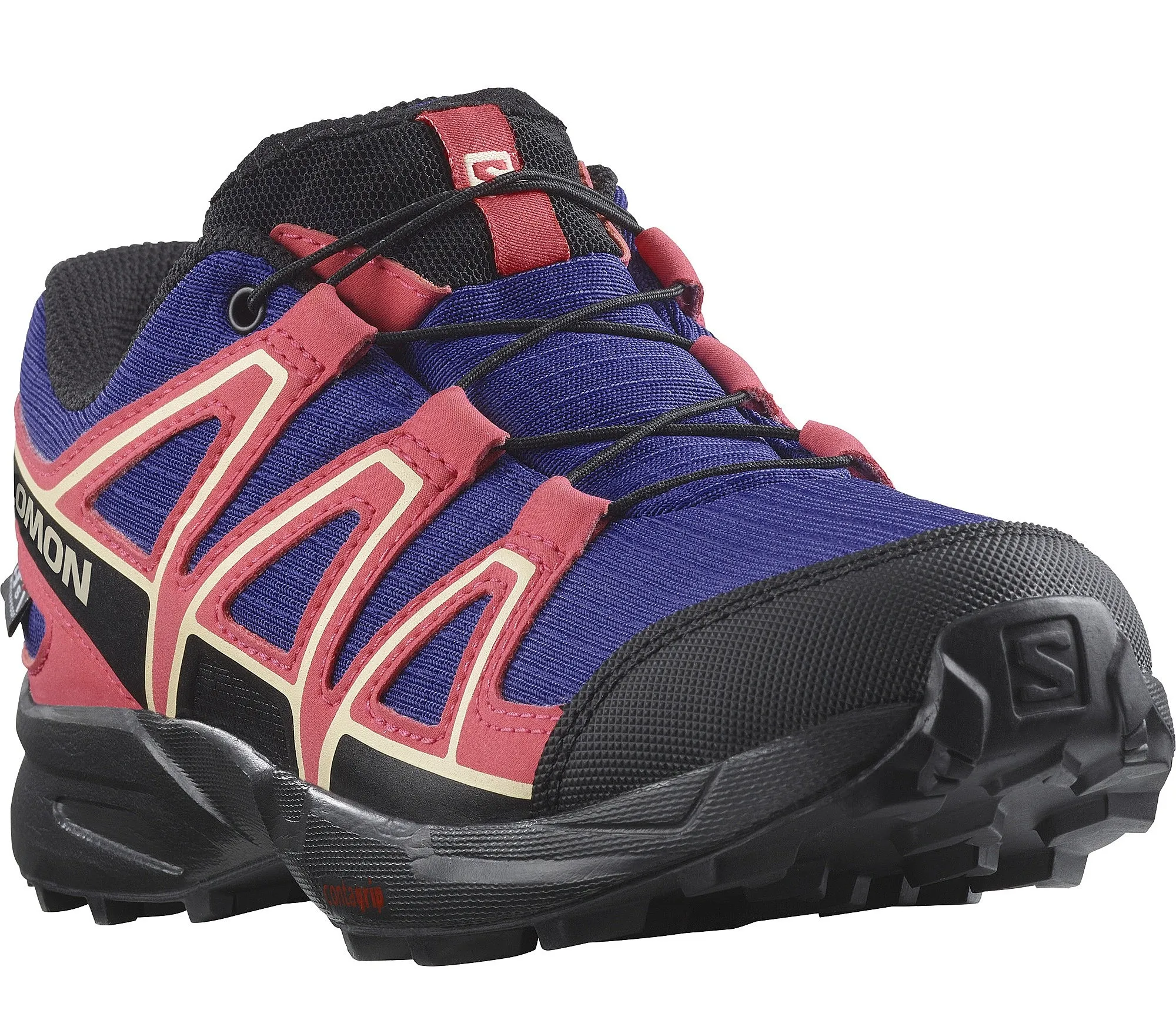 chaussures Salomon Speedcross CSWP J - Clematis Blue/Black/Virtual Pink - unisex junior