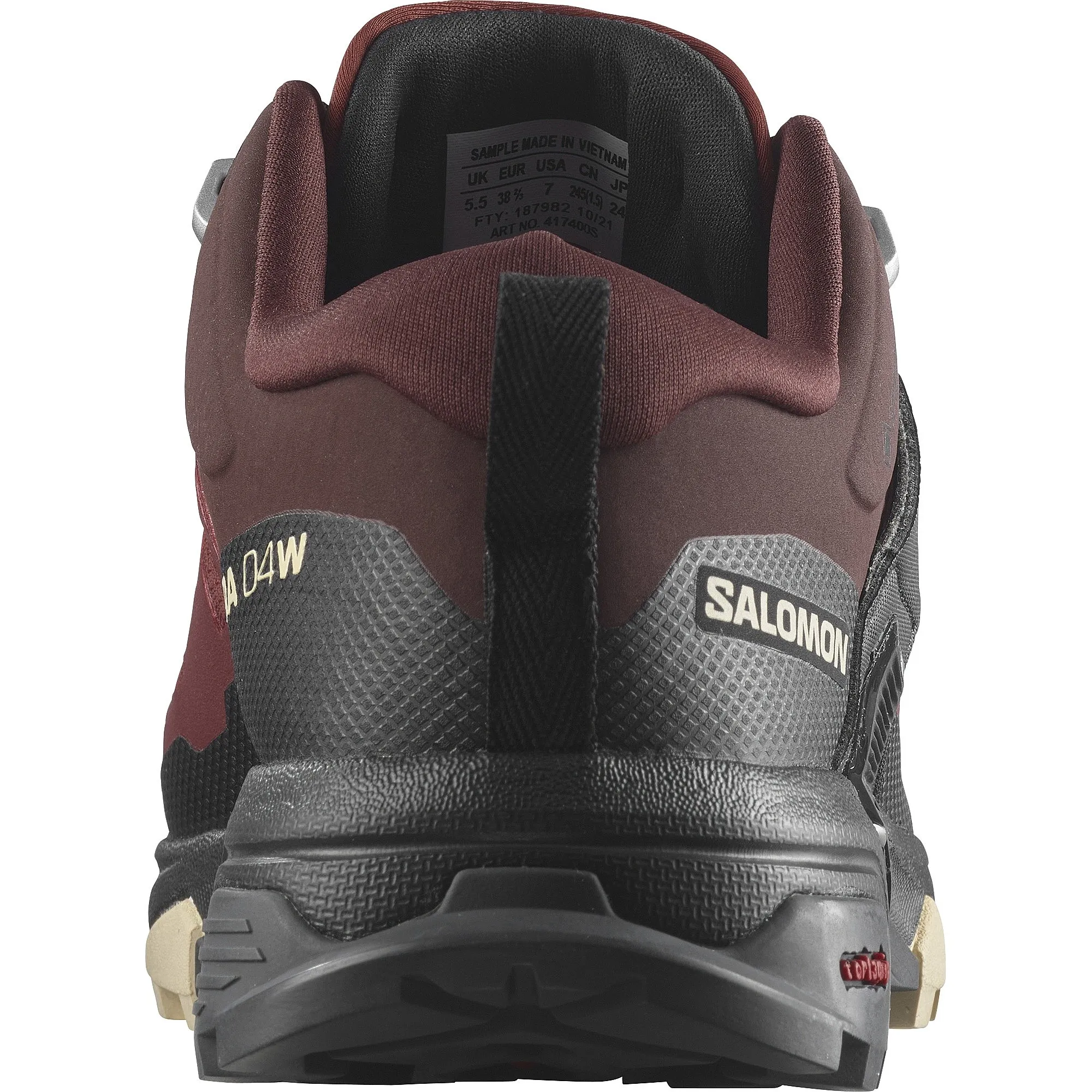 chaussures Salomon X Ultra 4 GTX W - Madder Brown/Black/Bleached Sand - women´s