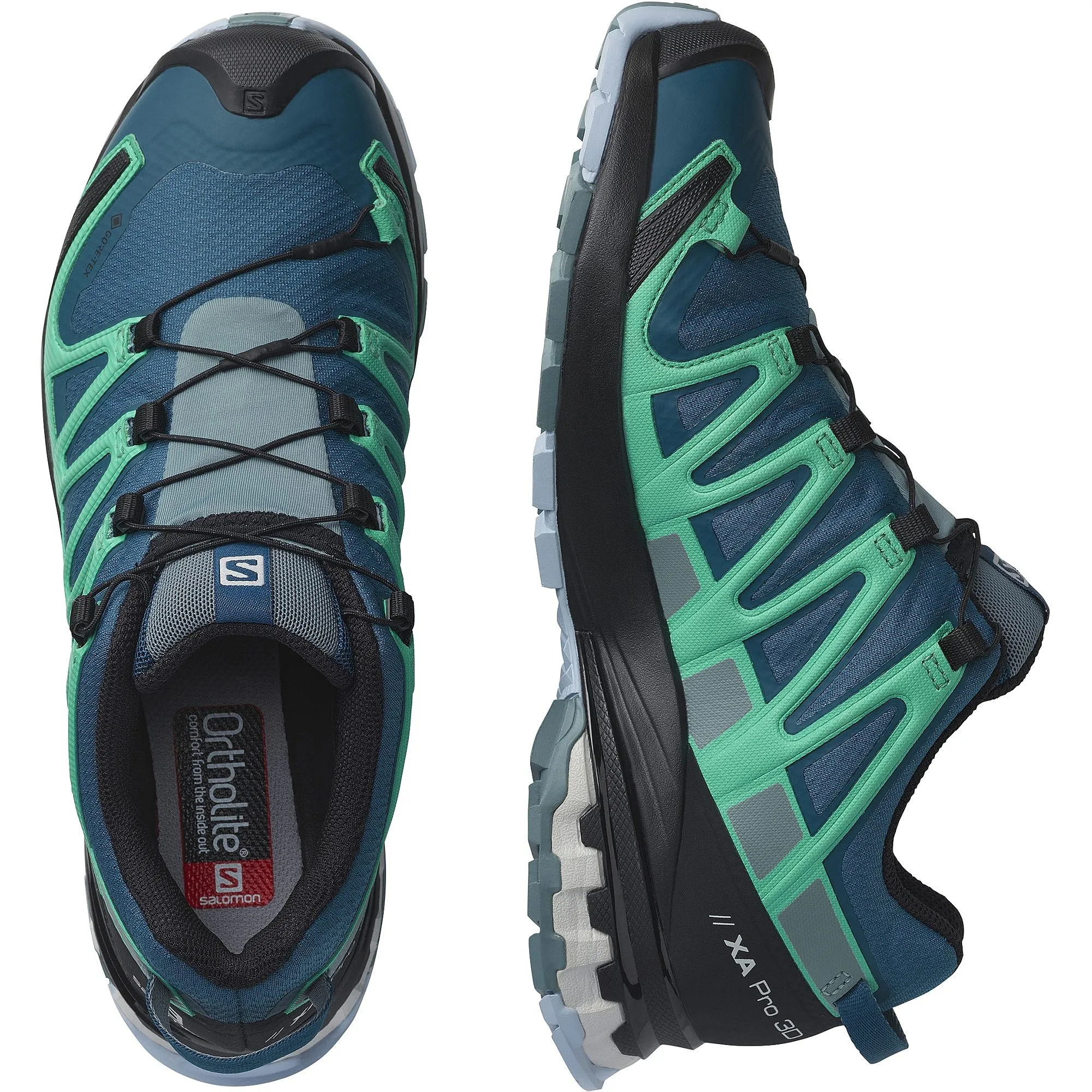 chaussures Salomon XA Pro 3D V8 GTX W - Legion Blue/Trooper/Mint Leaf - women´s