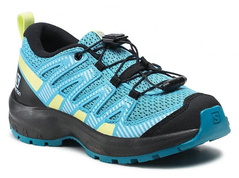 chaussures Salomon XA Pro V8 J - Delphinium Blue/Black/Charlock - unisex junior