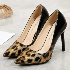 Chaussures à Talons léopard