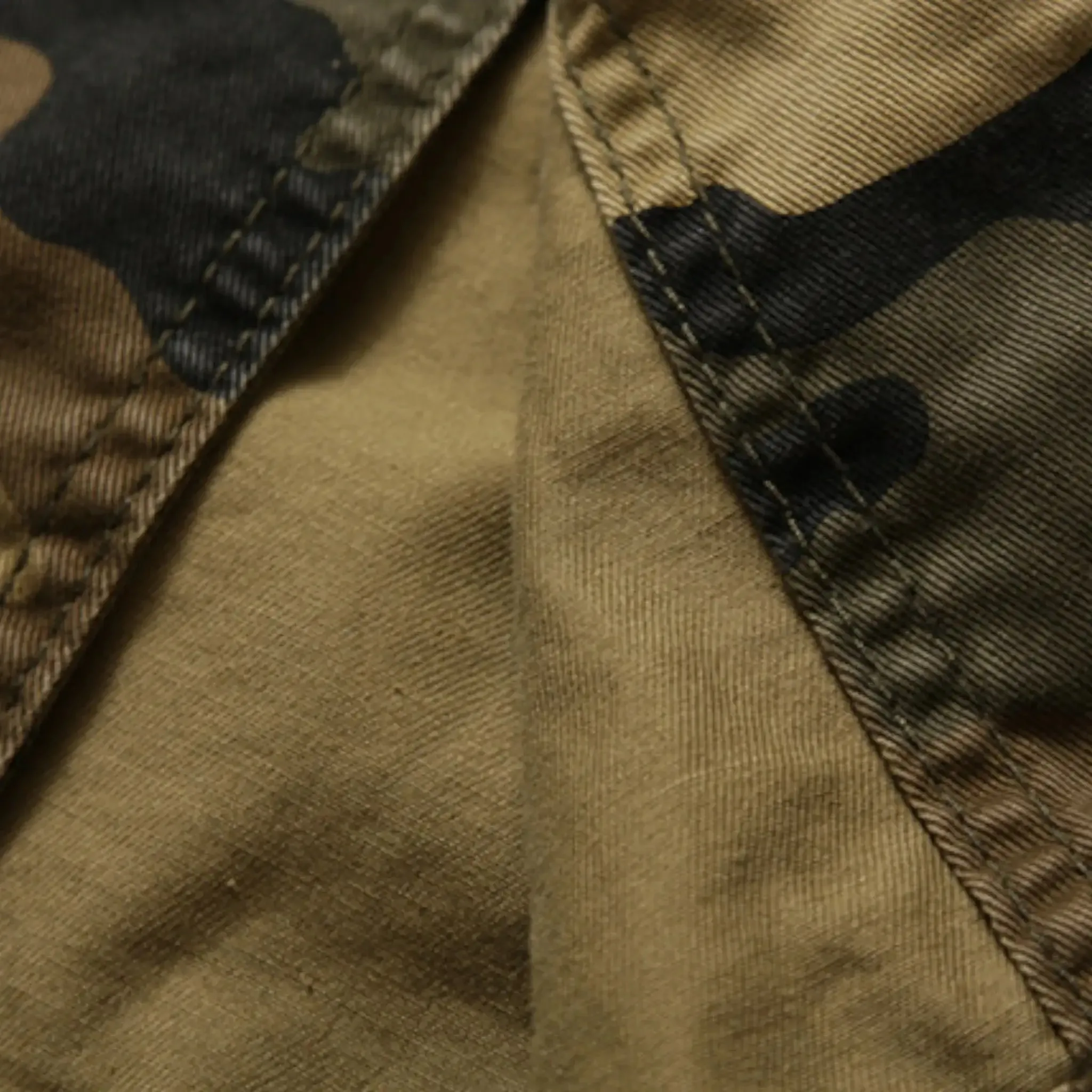 Chemise camouflage kaki