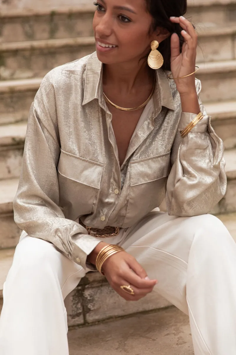 Chemise dorée