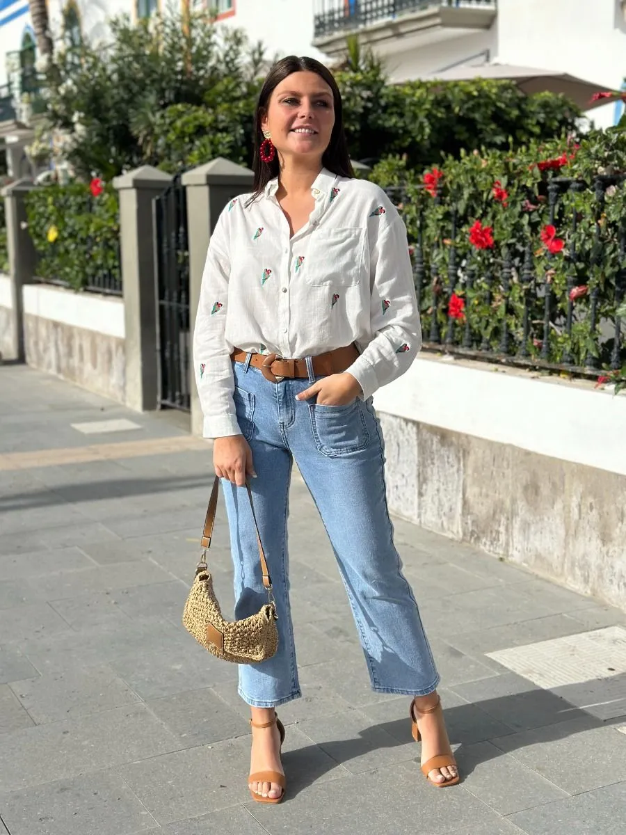 Chemise Kelya Blanc