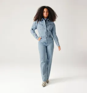 Combinaison-pantalon en jean - Jean clair
