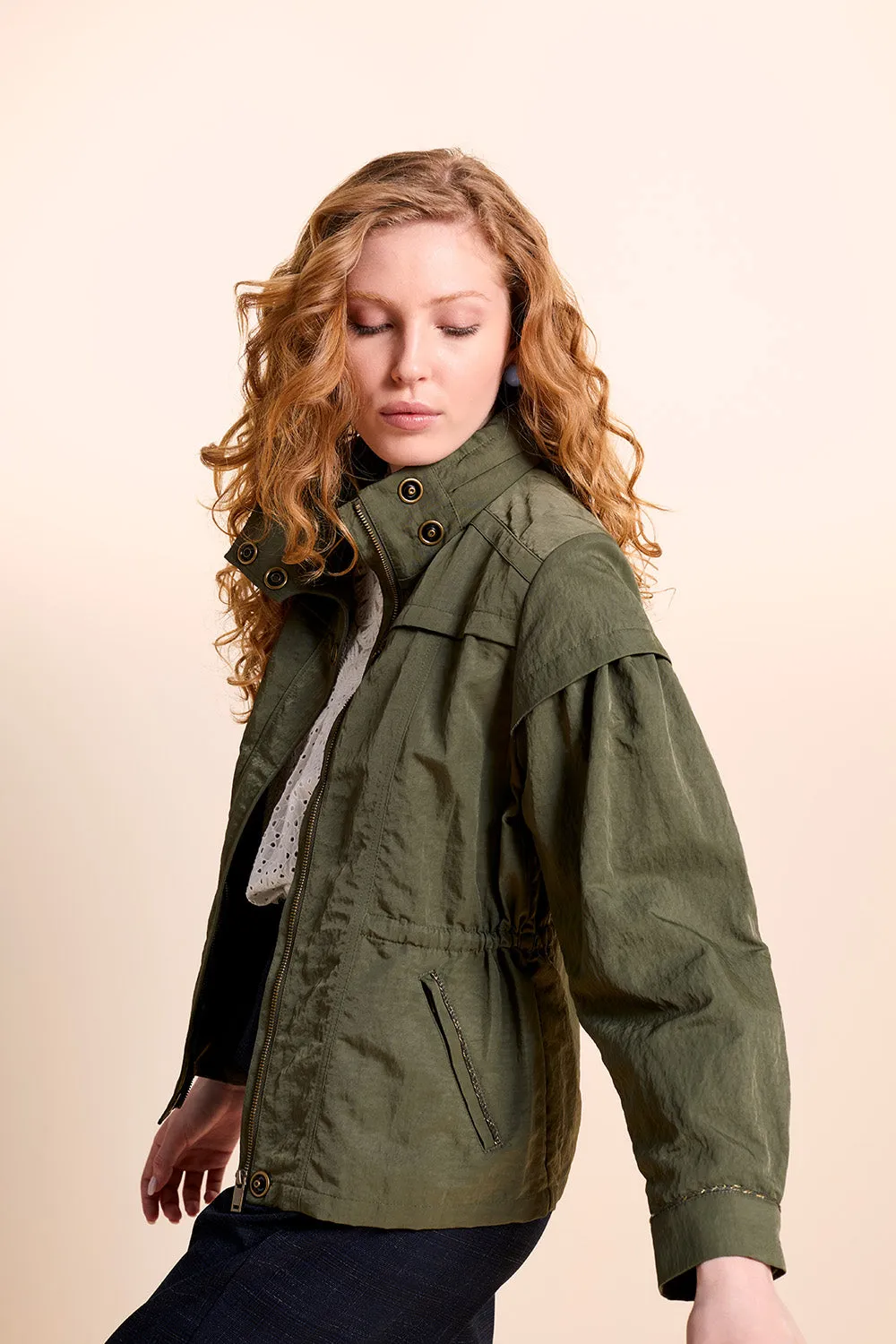 DAISY - Blouson court kaki