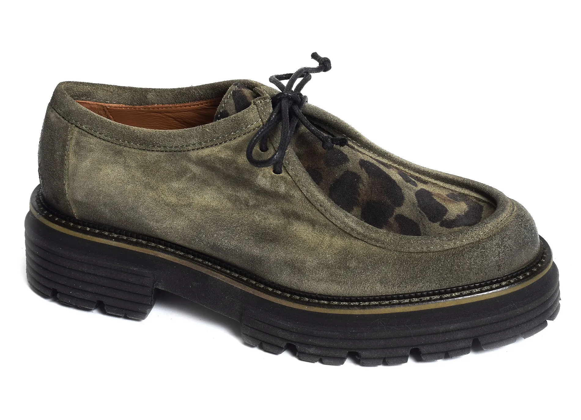 derbies et richelieus Mat 20  3225 kaki léopard 