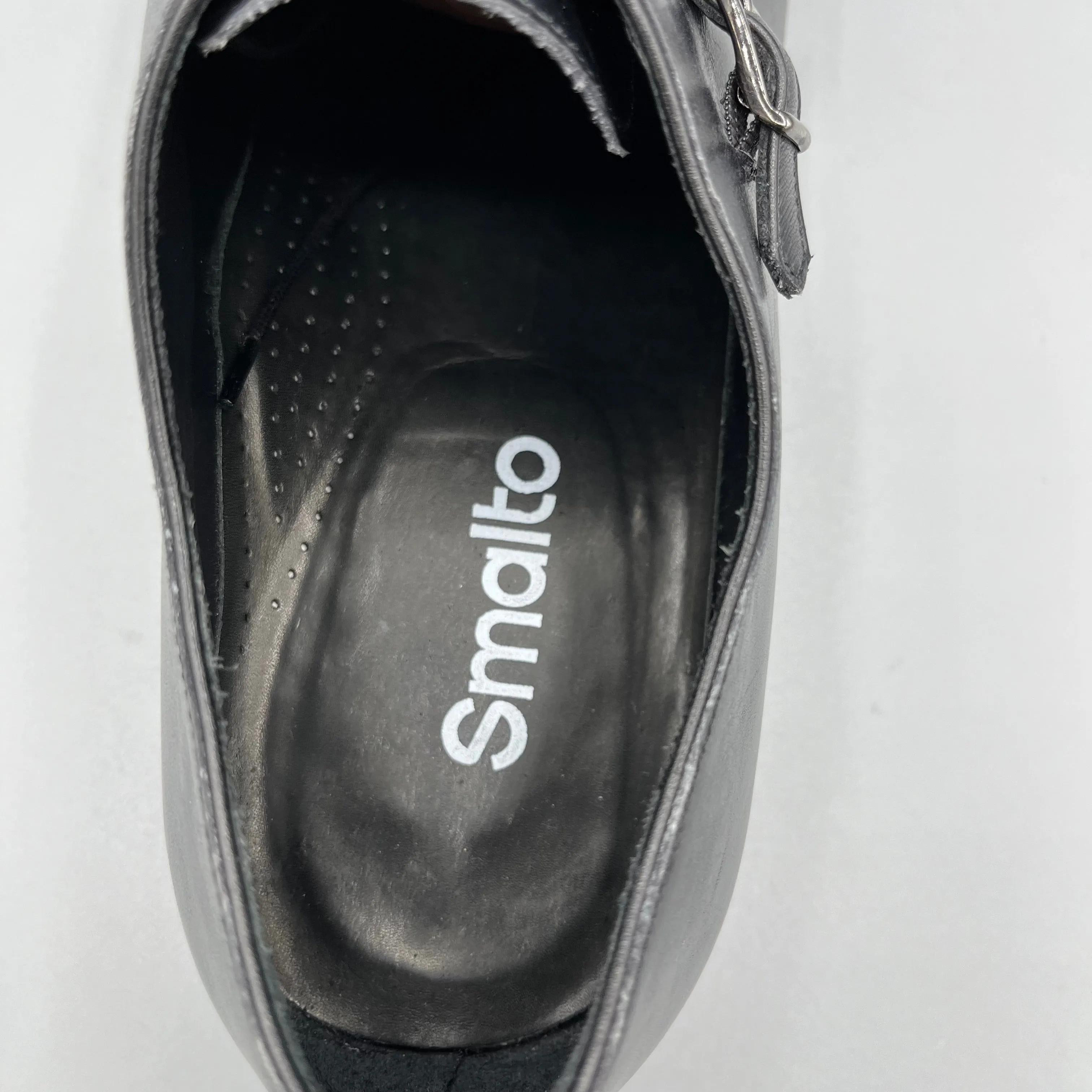 Derbies noires à doubles boucles Smalto