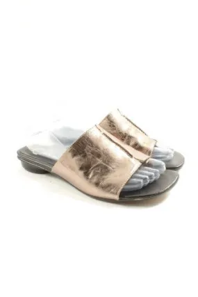 Donna Carolina Mule à talon doré style décontracté