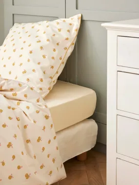Drap-housse percale de coton Mirabelle