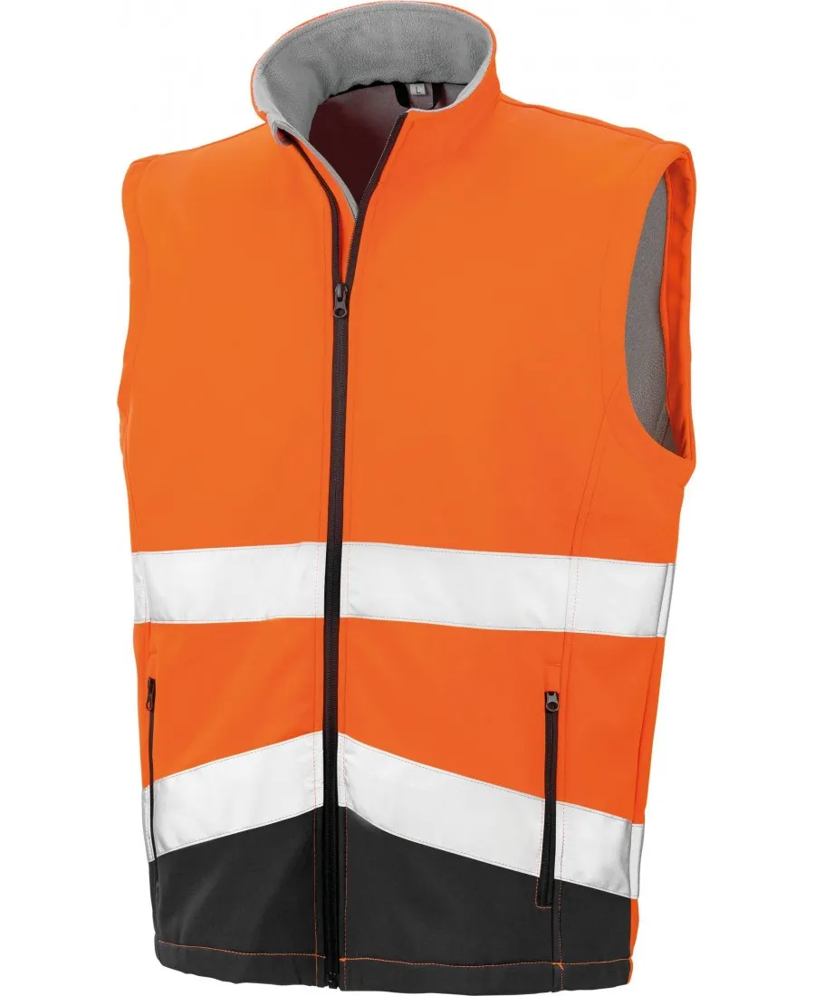 GILET SOFTSHELL haute visiblité