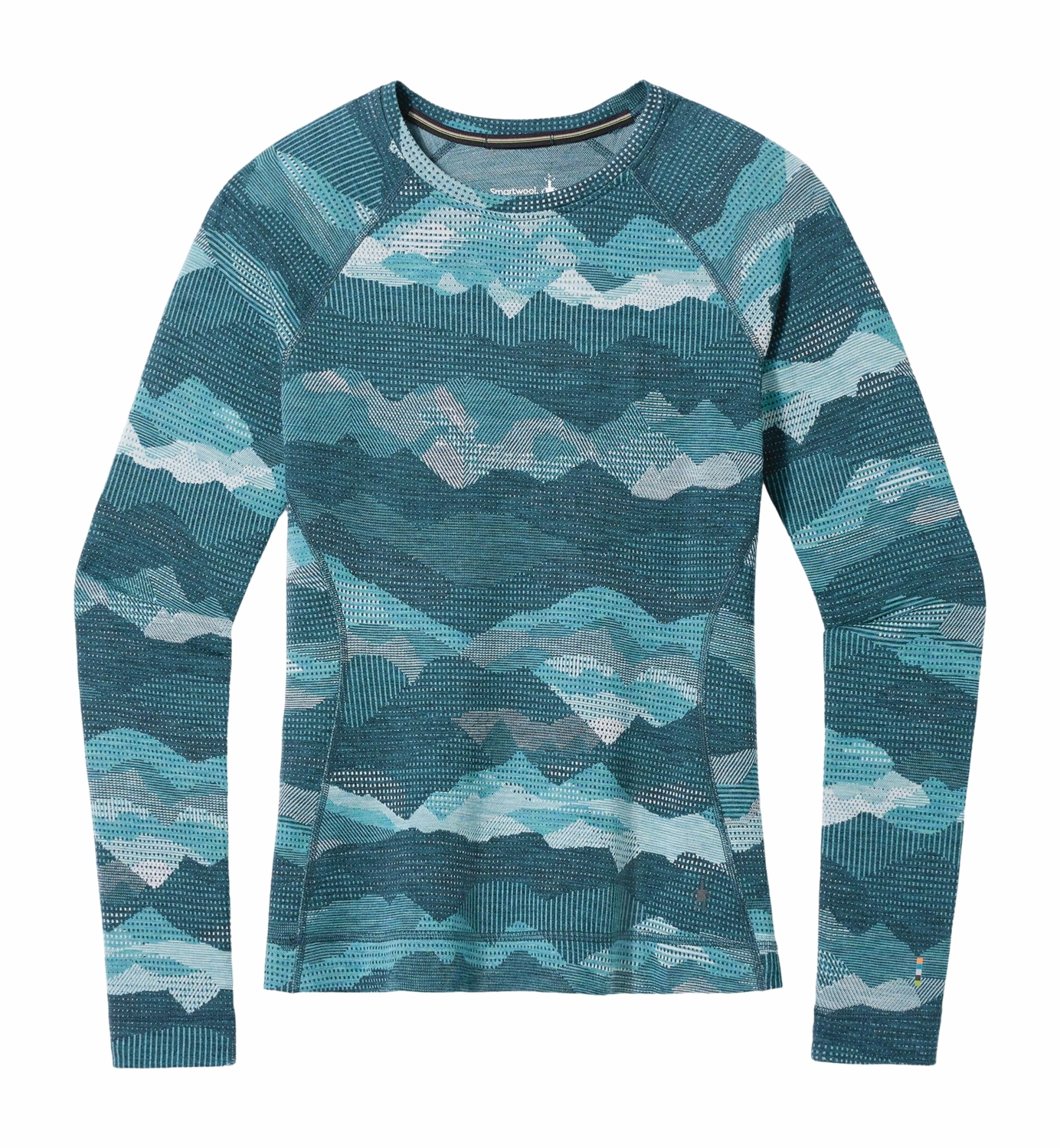 Maillot de Corps Smartwool Women Classic Thermal Merino Base Layer Crew Boxed Twilight Blue Mtn