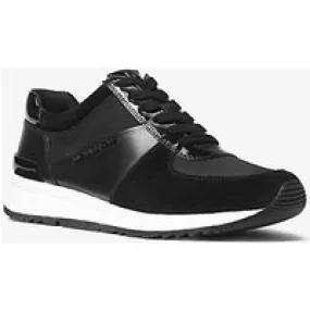 MK Basket Allie en cuir et toile - NOIR(NOIR) - Michael Kors
