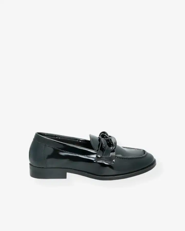 Mocassin chic femme vernis noir | Eliot | Adige Chaussures