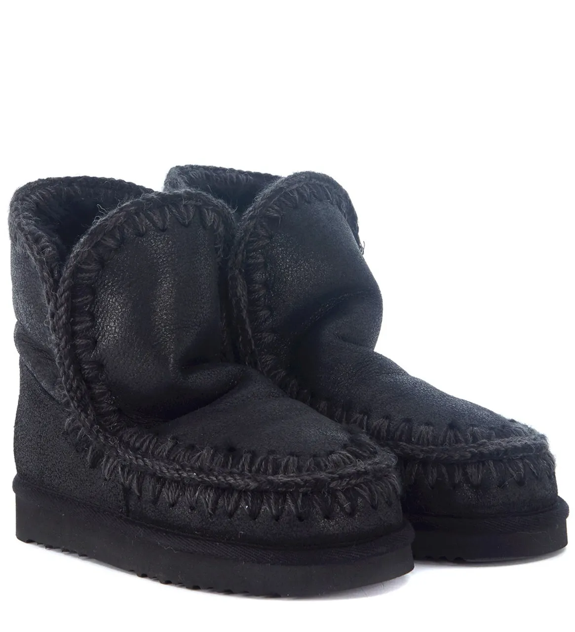 Mou Botte Eskimo 18 en peau de mouton noire