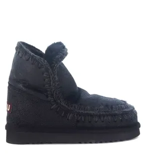 Mou Botte Eskimo 18 en peau de mouton noire