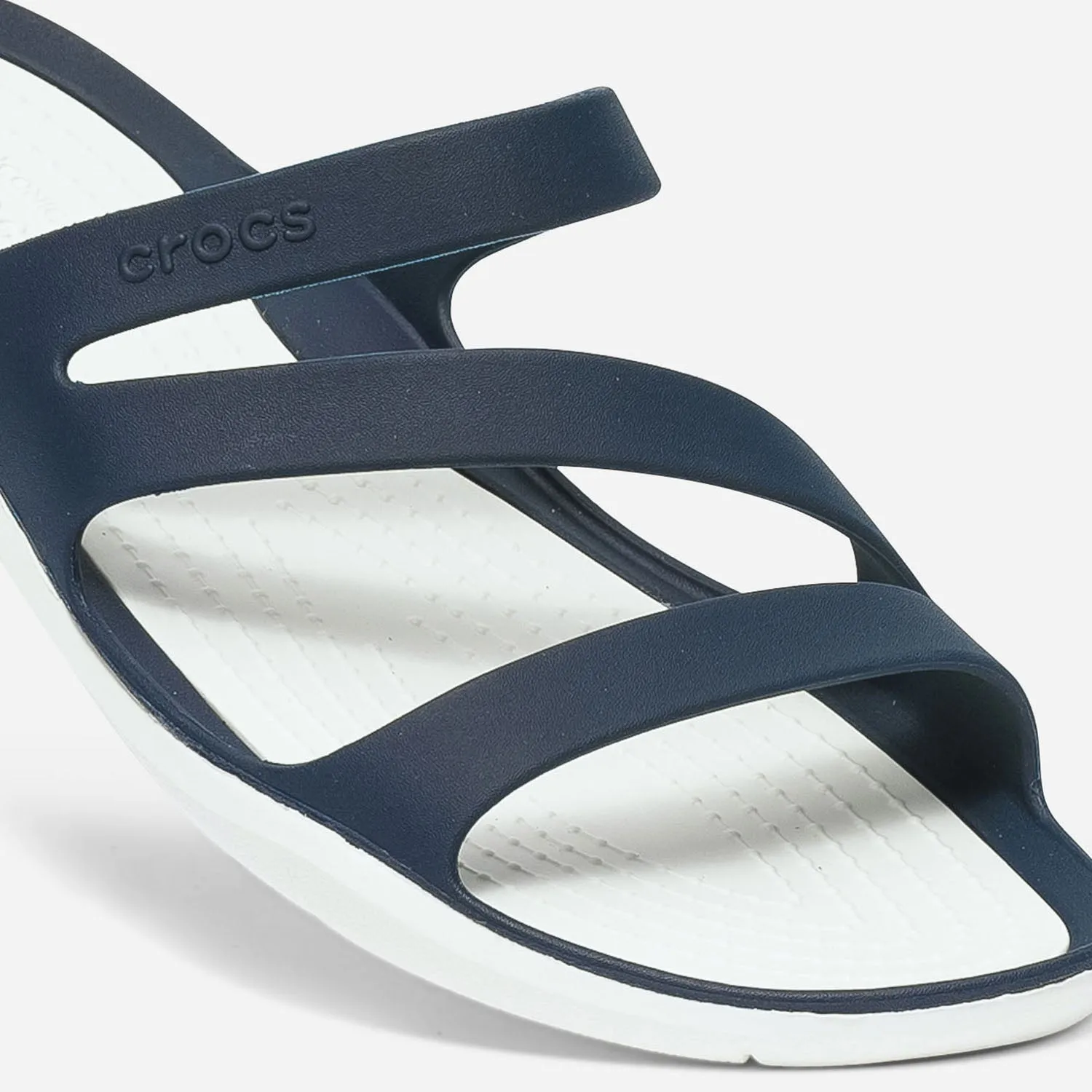 Mule CROCS bleu marine et blanche - Mules / Tongs Sport | ERAM