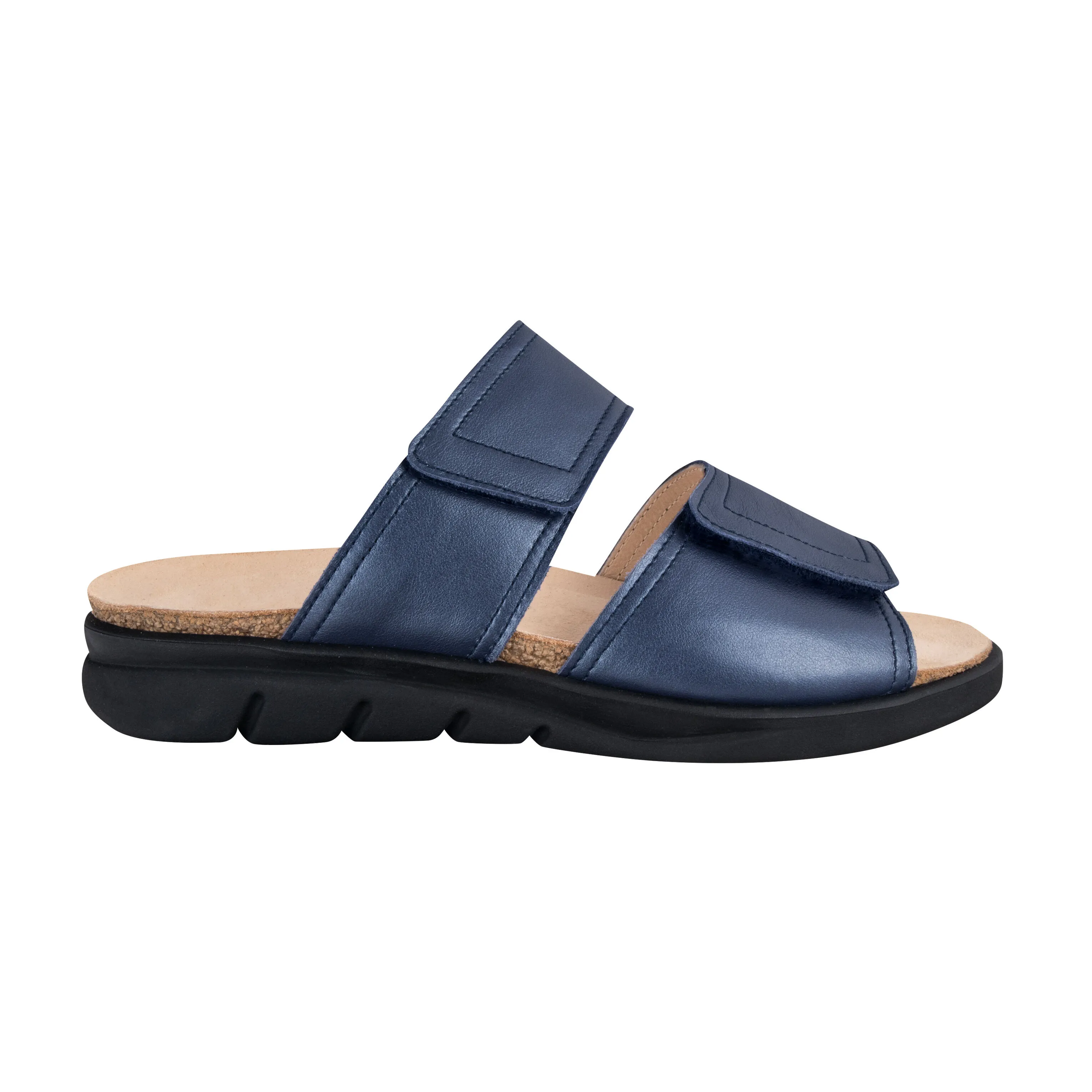 Mule Lienhard en cuir nappa avec fermetures velcro ⋆ Lehner Versand