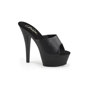 Mule originale noire talon large plateforme kiss