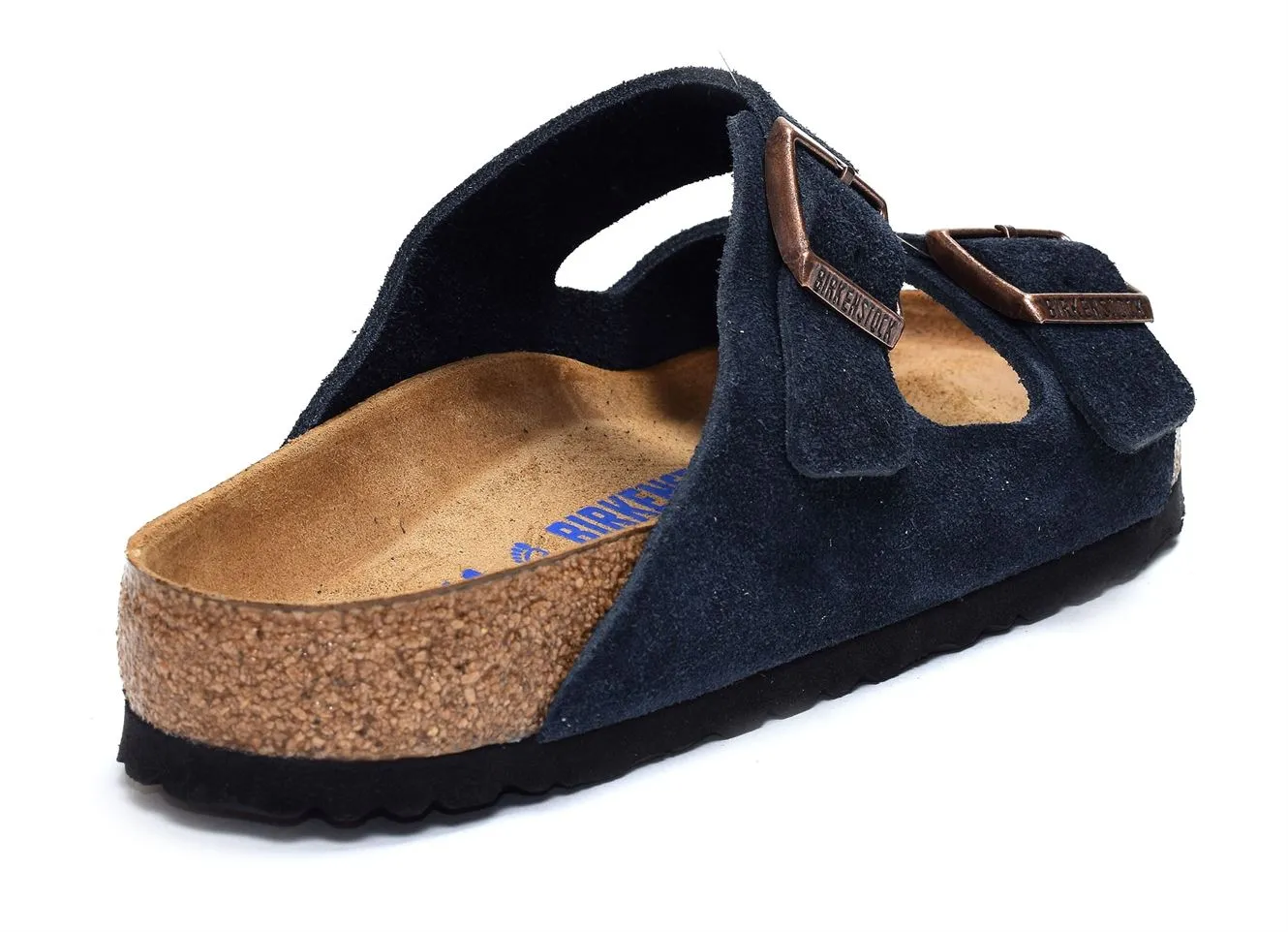 mules et sabots Birkenstock  Arizona sfb cuir marine 