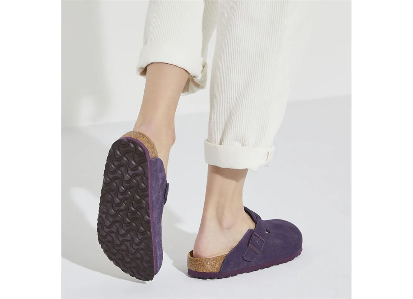 mules et sabots Birkenstock  Boston w violet 