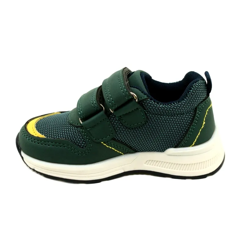 NEWS Chaussures de sport avec velcro pour garçon 23DZ23-5916 vert