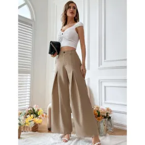Pantalon large femme chic