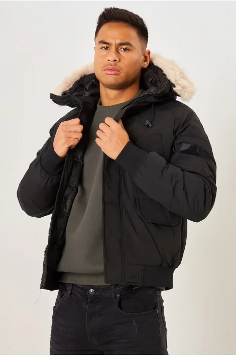 Parka courte noire