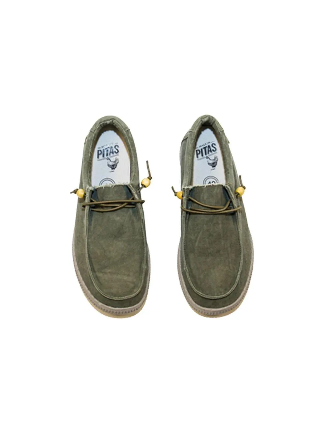 PITAS Mocassin Homme WP150 WALLABI W KHAKI Vert