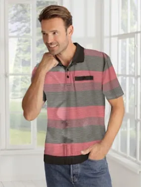Polo joli motif à rayures