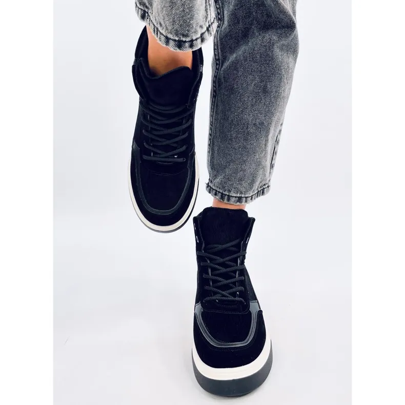Riess Baskets montantes noires le noir