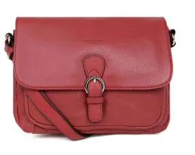 Sac cuir femme rouge