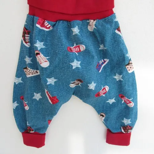Sarouel bébé jersey baskets